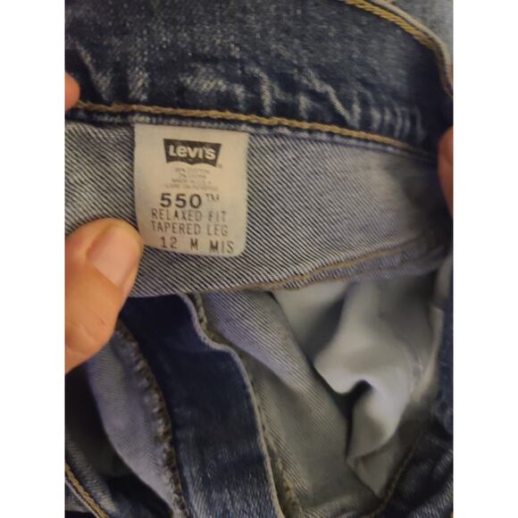 Vintage Levi's 550 90s Womens Relaxed Fit Tapered Leg Jeans US 10 - Picture 6 of 6